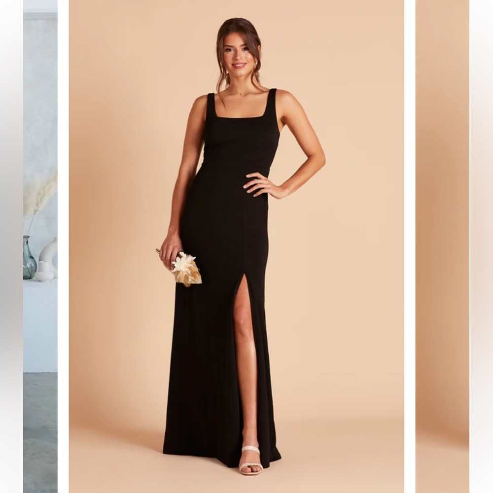 Birdy Grey black bridesmaids dress